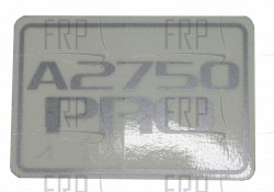 Decal, Deck Rail - Product Image
