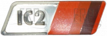DECAL IC2-SEAT POST TUBE ALUMINIUM BADGE - Product Image DECAL IC2-SEAT POST TUBE ALUMINIUM BADGE - Product Image
