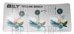 Decal, Instruction, Decline - Product Image