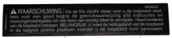 Decal, Latch, Warning - Product Image