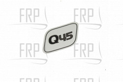 DECAL, MODEL Q45 - Product Image