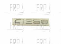 Decal, Name, C 1250 - Product Image