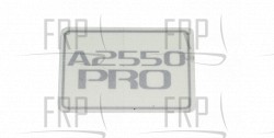 Decal, Name, Rear - Product Image