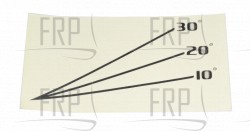 Decal, Pedal Disk - Product Image Decal, Pedal Disk - Product Image