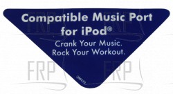 Decal, PFEL70609, Speaker - Product Image