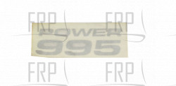 Decal, PFTL99910 - Product Image