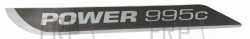 Decal, Power 995C - Product Image