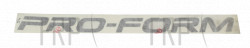 Decal, Proform - Product Image Decal, Proform - Product Image
