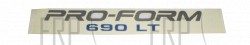 Decal, PROFORM 690 - Product Image