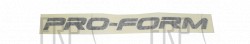 Decal, Proform Logo - Product Image