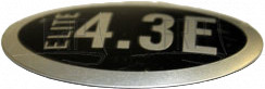 Decal, Side Cover - 4.3E - Product Image Decal, Side Cover - 4.3E - Product Image