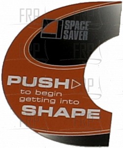 Decal, Sidesheild / Push Button - Product Image