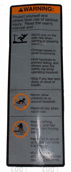 Decal, Warning - Product Image