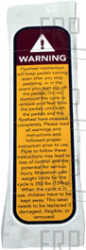 Decal , Warning, FC16B-US, FC16B-V09, - Product Image Decal , Warning, FC16B-US, FC16B-V09, - Product Image