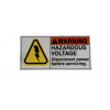 Decal, Warning, Voltage - Product Image