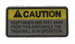 DECAL,CAUTION,HAND&FEET198193- - Product Image