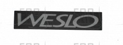 DECAL,Console,WESLO 203674- - Product Image