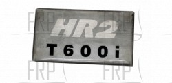 DECAL,HOOD,HR2 T600i 208042- - Product Image
