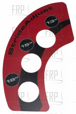 DECAL,PEDAL DISK,LT,13/15/18" - Product Image