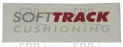 DECAL,RT ENDCAP'SOFTRACK" - Product Image