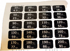 Decal;Weight Plate;GM200 - Product Image Decal;Weight Plate;GM200 - Product Image