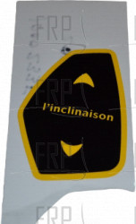 DIRECTION LABEL;KEY;FRANCH;LEFT;EP572B; - Product Image DIRECTION LABEL;KEY;FRANCH;LEFT;EP572B; - Product Image
