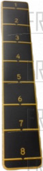 Direction Label;ROM Adjustical;SEAT ADJ; - Product Image Direction Label;ROM Adjustical;SEAT ADJ; - Product Image