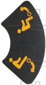 Direction Label;Seat Pad;100.6x93;;PC;;; - Product Image Direction Label;Seat Pad;100.6x93;;PC;;; - Product Image