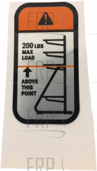 Direction Label;Weight Limit - GT09-K - Product Image Direction Label;Weight Limit - GT09-K - Product Image