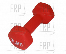 Dumbbell, 3 LBS - Product Image