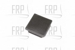 End Cap, Ribbed, Square, 2" - Product Image