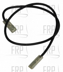 Extension Wire (black) 14AWGx450x2T - Product Image