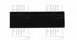 Foam Sticker 15mmx50mmx1.5t Single Side Tape Black - Product Image