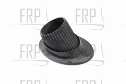 Foot, Angled Plastic Oval, "Push In" - Product Image