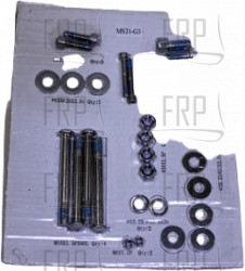 Hardware Kit, MS-21 Adjustable Pulley Left - Product Image Hardware Kit, MS-21 Adjustable Pulley Left - Product Image