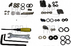 Hardware Set, Semi-Assembly, EP240-1US - Product Image Hardware Set, Semi-Assembly, EP240-1US - Product Image