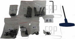 Hardware Set, Semi, Assembly, TM475, 1US, - Product Image Hardware Set, Semi, Assembly, TM475, 1US, - Product Image