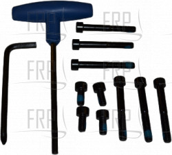 Hardware Set, Semi-Assembly, TM683, - Product Image Hardware Set, Semi-Assembly, TM683, - Product Image