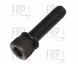 Hex screw with spring washer - Product Image Hex screw with spring washer - Product Image