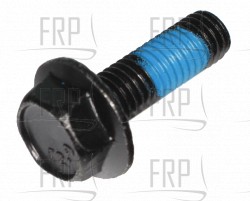 Hexagon washer screw m8xp1.25X25 blue nylon patch - Product Image Hexagon washer screw m8xp1.25X25 blue nylon patch - Product Image