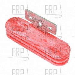 Isolator, Deck, Rubber, Red - Product Image