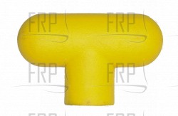 Knob, "T", Yellow - Product Image