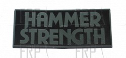 LABEL, HAMMER STRENGTH, BADGE - Product Image