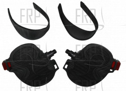 Left & Right Pedal & Ratcheting Strap Set - Product Image