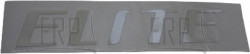 LOGO Label, Frame, Light Silver, Rear, TM - Product Image LOGO Label, Frame, Light Silver, Rear, TM - Product Image