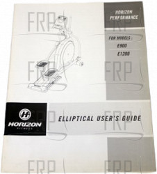 Manual, Owners-E1200 - Product Image Manual, Owners-E1200 - Product Image