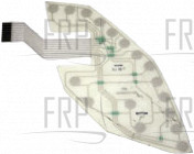 Membrane Key,Left,Incline - Product Image Membrane Key,Left,Incline - Product Image