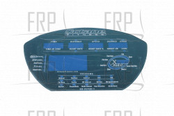 OVERLAY, CONSOLE, Q45E/450/4500, GRAY - Product Image