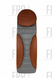 Pad, Seat Back, Orange and Gray - Product Image