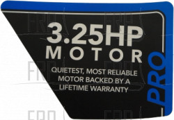POP Sticker, Motor Cover, Synthetic Pape - Product Image POP Sticker, Motor Cover, Synthetic Pape - Product Image